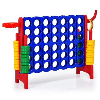 Costway  Υπερμεγέθης Έκδοση του Κλασικού Παιχνιδιού 4-Στη-Σειρά με ...