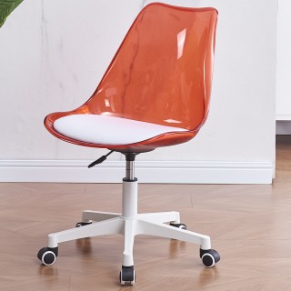 Shally Dogan Καρέκλα Γραφείου με ρόδες και Διαφανή Κόκκινη Πλάτη Π... Shally Dogan Καρέκλα Γραφείου με ρόδες και Διαφανή Κόκκινη Πλάτη Π...