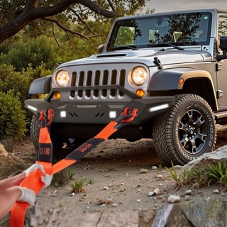 VEVOR Ιμάντας Έλξης Αυτοκινήτου 36000 lbs 8 ft Επείγουσα Χρήση Βαρέ...