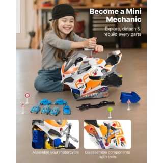 VEVOR Σετ Παιχνιδιού Μηχανής με Αποσπώμενα Μέρη, Φώτα & Ήχους για Π... VEVOR Σετ Παιχνιδιού Μηχανής με Αποσπώμενα Μέρη, Φώτα & Ήχους για Π...