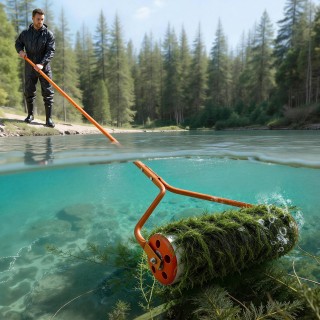 VEVOR Lake Weed Roller εργαλείο αφαίρεσης ζιζανίων λίμνης και λίμνη...