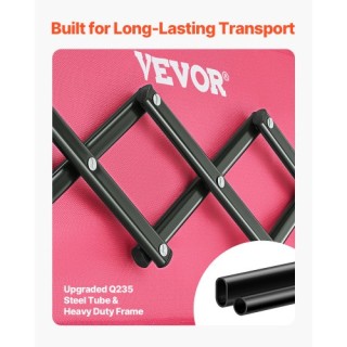 VEVOR Ροζ Πτυσσόμενο Καρότσι Κήπου 120L 225LBS Βαρέως Τύπου ZDHYBXS... VEVOR Ροζ Πτυσσόμενο Καρότσι Κήπου 120L 225LBS Βαρέως Τύπου ZDHYBXS...