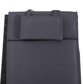 Μαξιλάρι Outsunny για Ξαπλώστρα Κήπου Ξαπλώστρα, Γκρι, 198x53x5cm 8... Μαξιλάρι Outsunny για Ξαπλώστρα Κήπου Ξαπλώστρα, Γκρι, 198x53x5cm 8...