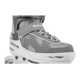 Αυξομειούμενα Inline Rollers 35-38 Χρώματος Γκρι Blackwheels Flex P...