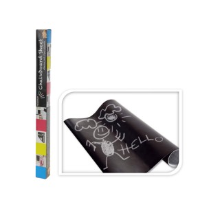 Αυτοκόλλητος Μαυροπίνακας Βινυλίου σε Ρολό με 5 Κιμωλίες 200 x 45 c...