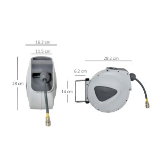 Αυτόματη Ανέμη με Σωλήνα Αέρος 10 m 1/4 για Κομπρεσέρ Αέρος DURHAND... Αυτόματη Ανέμη με Σωλήνα Αέρος 10 m 1/4 για Κομπρεσέρ Αέρος DURHAND...