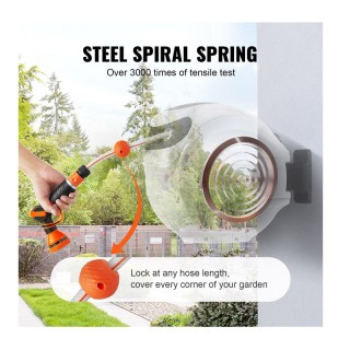 Αυτόματη Ανέμη Ποτίσματος Τοίχου με Λάστιχο 20 m VEVOR KSSJGQKZSH20...