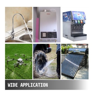 Αυτόματη Αντλία Νερού Διαφράγματος Υψηλής Πίεσης 40 PSI 12V VEVOR F... Αυτόματη Αντλία Νερού Διαφράγματος Υψηλής Πίεσης 40 PSI 12V VEVOR F...