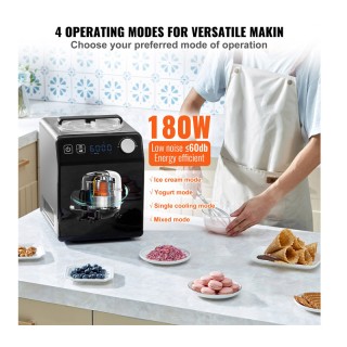 Αυτόματη Παγωτομηχανή και Γιαουρτομηχανή με Λειτουργία Ψύξης 2 Lt 1...