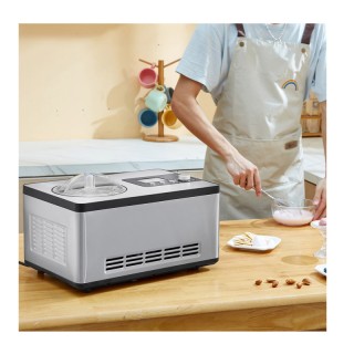Αυτόματη Παγωτομηχανή με Λειτουργία Ψύξης 2 Lt 180 W VEVOR JYBQLJ2K... Αυτόματη Παγωτομηχανή με Λειτουργία Ψύξης 2 Lt 180 W VEVOR JYBQLJ2K...