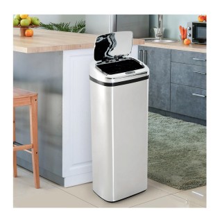 Αυτόματος Κάδος Απορριμμάτων 50 Lt με Υπέρυθρο Αισθητήρα και Αυτόμα...