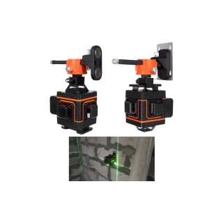 Αυτορυθμιζόμενο Αλφάδι Λέιζερ 4D 16 Ακτινών Σταυρού Πράσινης Δέσμης...