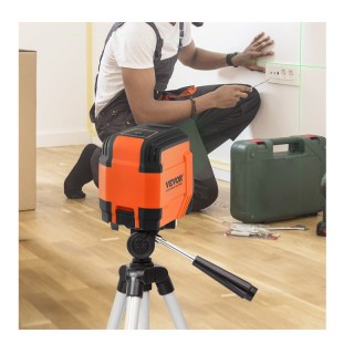 Αυτορυθμιζόμενο Αλφάδι Λέιζερ Σταυρού Πράσινης Δέσμης 15 m VEVOR XJ...