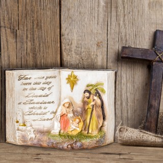 Χριστουγεννιάτικη Διακοσμητική 3D Φάτνη Βιβλίο 21.5 x 9.5 x 14 cm H... Χριστουγεννιάτικη Διακοσμητική 3D Φάτνη Βιβλίο 21.5 x 9.5 x 14 cm H...