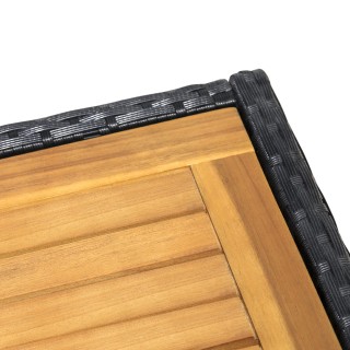 Τραπέζι και καρέκλες κήπου Outsunny Σετ 7 τεμαχίων σε PE Rattan και...