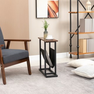 Τραπεζάκι σαλονιού HOMCOM μοριοσανίδα και ατσάλι με υφασμάτινη τσάν... Τραπεζάκι σαλονιού HOMCOM μοριοσανίδα και ατσάλι με υφασμάτινη τσάν...