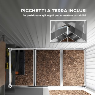 Υπόστεγο κήπου Outsunny για εργαλεία από ατσάλι με πόρτα που κλειδώ... Υπόστεγο κήπου Outsunny για εργαλεία από ατσάλι με πόρτα που κλειδώ...