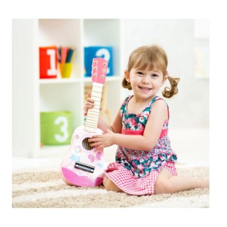 Ακουστική Παιδική Ξύλινη Κιθάρα με 6 Χορδές 17.5 x 5 x 53 cm Ecotoy... Ακουστική Παιδική Ξύλινη Κιθάρα με 6 Χορδές 17.5 x 5 x 53 cm Ecotoy...