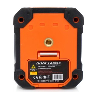 Αλφάδι Laser Σταυρού Κόκκινης Δέσμης με Βάση Στήριξης Kraft&Dele KD...