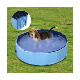 Αναδιπλούμενη Πισίνα για Κατοικίδια 80 x 20 cm PawHut D01-003BU Αναδιπλούμενη Πισίνα για Κατοικίδια 80 x 20 cm PawHut D01-003BU