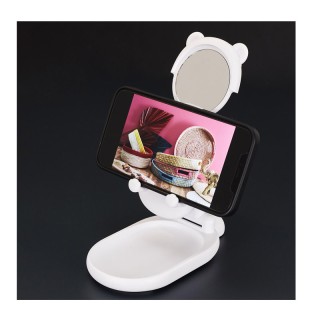 Αναδιπλούμενη Βάση για Smartphone με Καθρέπτη 16 x 8.5 x 3 cm Χρώμα... Αναδιπλούμενη Βάση για Smartphone με Καθρέπτη 16 x 8.5 x 3 cm Χρώμα...
