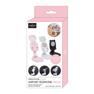 Αναδιπλούμενη Βάση για Smartphone με Καθρέπτη 16 x 8.5 x 3 cm Χρώμα... Αναδιπλούμενη Βάση για Smartphone με Καθρέπτη 16 x 8.5 x 3 cm Χρώμα...