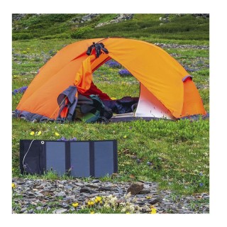 Αναδιπλούμενο Ηλιακό Πάνελ Φόρτισης με 2 Θύρες USB-A 21 W Technaxx ... Αναδιπλούμενο Ηλιακό Πάνελ Φόρτισης με 2 Θύρες USB-A 21 W Technaxx ...