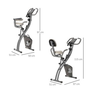 Αναδιπλούμενο Μαγνητικό Ποδήλατο Γυμναστικής με Ιμάντες Αντίστασης ...