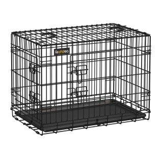 Αναδιπλούμενο Μεταλλικό Κλουβί Σκύλου με 2 Πόρτες 77.5 x 48.5 x 55.... Αναδιπλούμενο Μεταλλικό Κλουβί Σκύλου με 2 Πόρτες 77.5 x 48.5 x 55....
