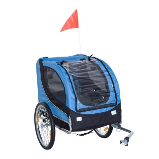 Αναδιπλούμενο Τρέιλερ Ποδηλάτου για Κατοικίδια 130 x 73 x 90 cm Paw...