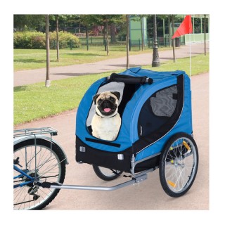 Αναδιπλούμενο Τρέιλερ Ποδηλάτου για Κατοικίδια 130 x 73 x 90 cm Paw...