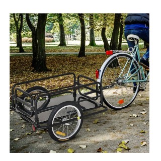 Αναδιπλούμενο Τρέιλερ Ποδηλάτου για Φορτία από Ατσάλι 139 x 71.5 x ... Αναδιπλούμενο Τρέιλερ Ποδηλάτου για Φορτία από Ατσάλι 139 x 71.5 x ...