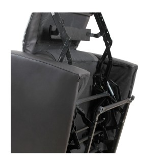 Ανακλινόμενη Πολυθρόνα με Υποπόδιο 75 x 92 x 99 cm HOMCOM 833-386BN