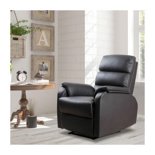 Ανακλινόμενη Πολυθρόνα με Υποπόδιο 75 x 92 x 99 cm HOMCOM 833-386BN Ανακλινόμενη Πολυθρόνα με Υποπόδιο 75 x 92 x 99 cm HOMCOM 833-386BN