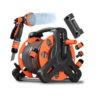 Ανέμη Ποτίσματος Τοίχου με Λάστιχο 30 m και Πιστόλι με 10 Λειτουργί... Ανέμη Ποτίσματος Τοίχου με Λάστιχο 30 m και Πιστόλι με 10 Λειτουργί...