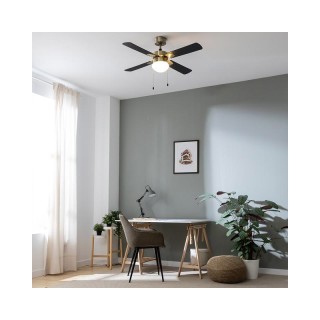 Ανεμιστήρας Οροφής με Φως 50 W EnergySilence Aero 450 GoldBlack Cec...