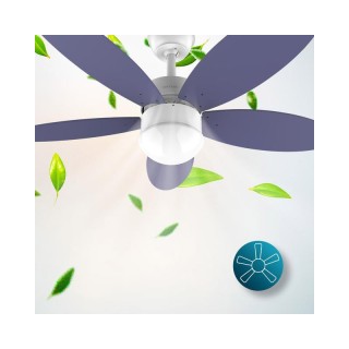 Ανεμιστήρας Οροφής με Φως Cecotec Energy Silence Aero 4260 Purple C...