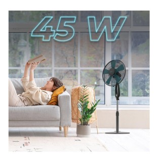 Ανεμιστήρας Ορθοστάτης με Τηλεχειριστήριο 45 W EnergySilence 560 Ma...