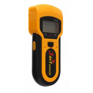 Ανιχνευτής Τοίχου για Καλώδια -  Μέταλλα και Ξύλα 3 σε 1 με Οθόνη L...