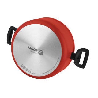 Αντικολλητική Κατσαρόλα με Γυάλινο Καπάκι 5 Lt 24 cm Χρώματος Κόκκι... Αντικολλητική Κατσαρόλα με Γυάλινο Καπάκι 5 Lt 24 cm Χρώματος Κόκκι...