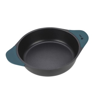 Αντικολλητική Ρηχή Κατσαρόλα από Χυτό Αλουμίνιο με Γυάλινο Καπάκι 4...