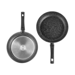 Αντικολλητικό Τηγάνι 28 cm με Κεραμική Μαρμάρινη Επίστρωση και Γυάλ...