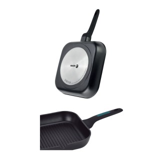 Αντικολλητικό Τετράγωνο Τηγάνι - Γκριλ από Χυτό Αλουμίνιο 28 cm Fag...