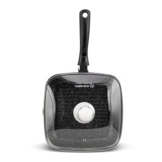 Αντικολλητικό Τηγάνι - Γκριλ 24 cm με Κεραμική Μαρμάρινη Επίστρωση ...