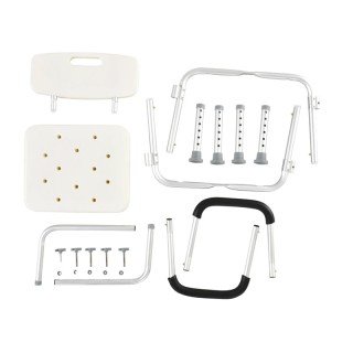 Αντιολισθητική Καρέκλα Μπάνιου με Ρυθμιζόμενο Ύψος HOMCOM 72-0007 Αντιολισθητική Καρέκλα Μπάνιου με Ρυθμιζόμενο Ύψος HOMCOM 72-0007