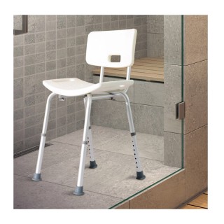 Αντιολισθητική Καρέκλα Μπάνιου με Ρυθμιζόμενο Ύψος 46.5 x 50.6 x 67...