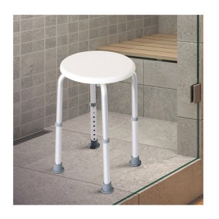 Αντιολισθητικό Ρυθμιζόμενο Σκαμπό Μπάνιου 32.5 x 41 x 35.5-54 cm HO...