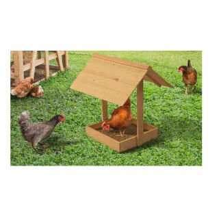 Αντιπαρασιτική Ξύλινη Γούρνα Πουλερικών 70 x 60 x 70 cm Jardikt 101... Αντιπαρασιτική Ξύλινη Γούρνα Πουλερικών 70 x 60 x 70 cm Jardikt 101...