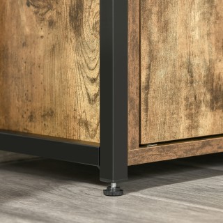 HOMCOM Βιβλιοθήκη με 3 ράφια, ντουλάπι και 2 συρτάρια, σε μοριοσανί...