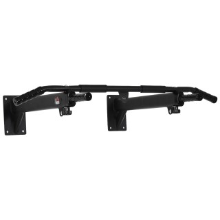 HOMCOM 2 σε 1 ράβδος τοίχου με 3 διαφορετικές λαβές, ατσάλι, 93,5x6...